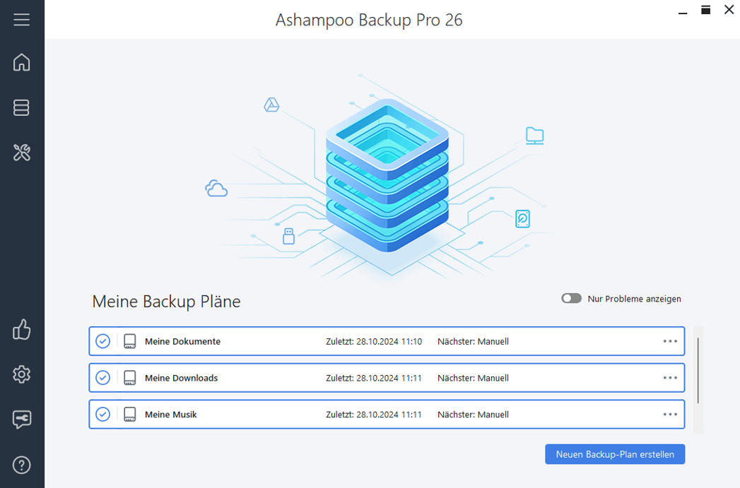 Preis und Verfügbarkeit von Ashampoo Backup Pro 26