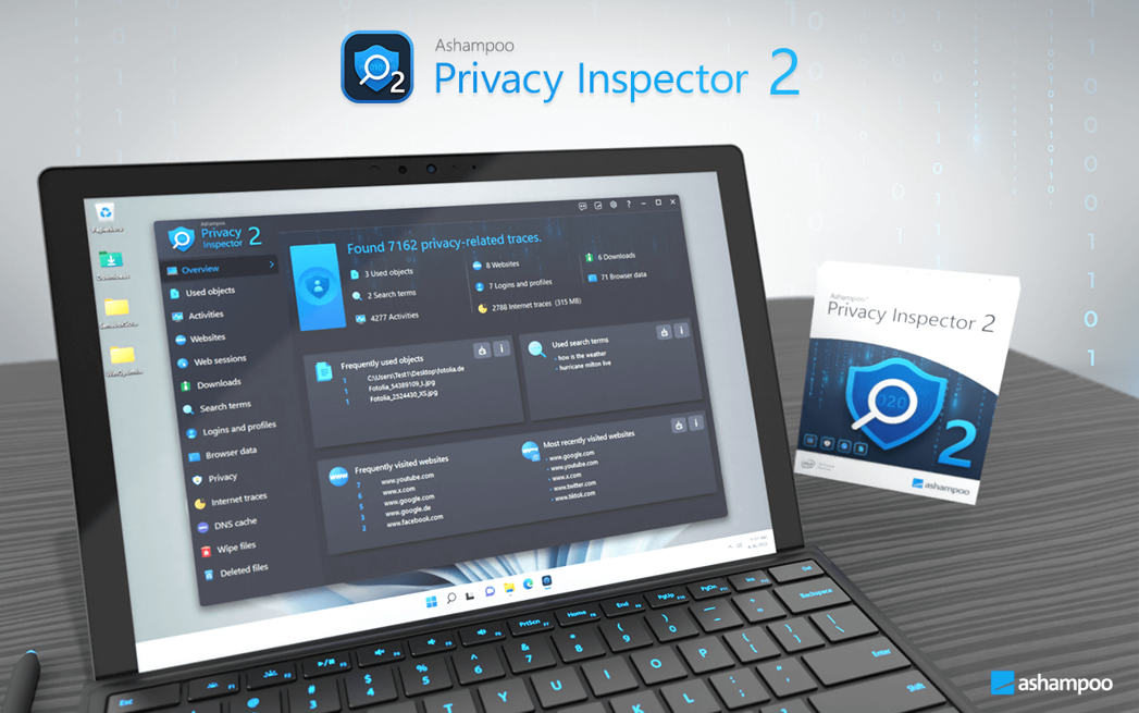 Preis und Verfügbarkeit des Ashampoo Privacy Inspector 2