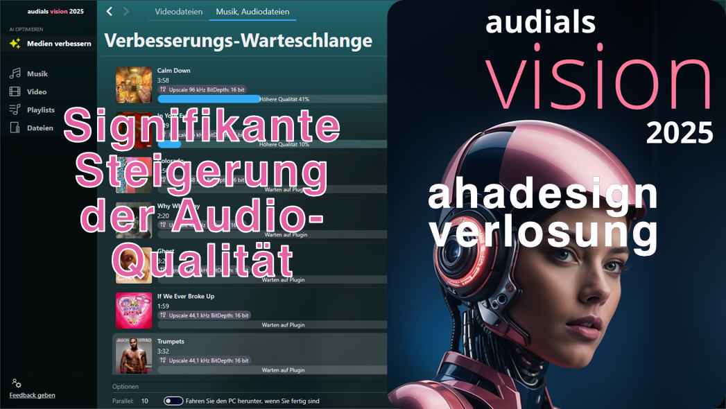 Signifikante Steigerung der Audio-Qualität mit Audials Vision 2025