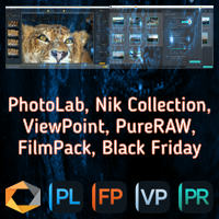 PhotoLab, Nik, ViewPoint, PureRAW, FilmPack, Black Friday