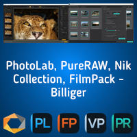 PhotoLab, PureRAW, Nik Collection, FilmPack - Billiger