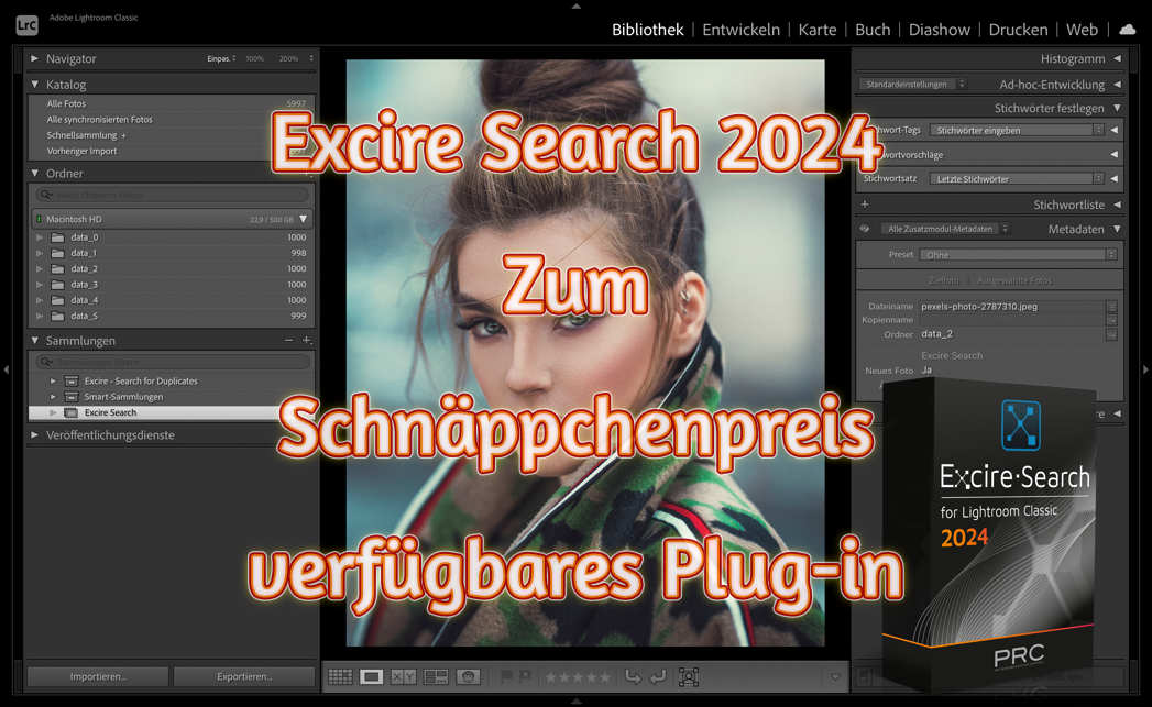 Zum Schnäppchenpreis verfügbares Plug-in Excire Search 2024