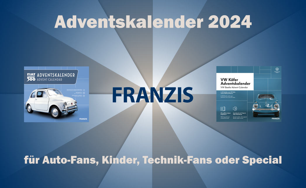 Adventskalender für Auto-Fans, Kinder, Technik-Fans oder Special