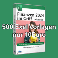 500 Excel Vorlagen für Finanzen jetzt für nur 10 Euro