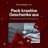 Luminar Neo Rabatt & Weihnachtskalender mit Geschenken