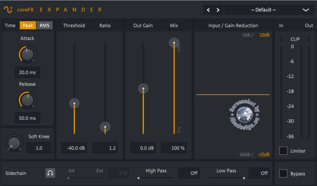 coreFX Expander zur Erweiterung des Dynamikbereichs