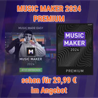 Music Maker 2024 Premium schon für 29,99 € im Angebot