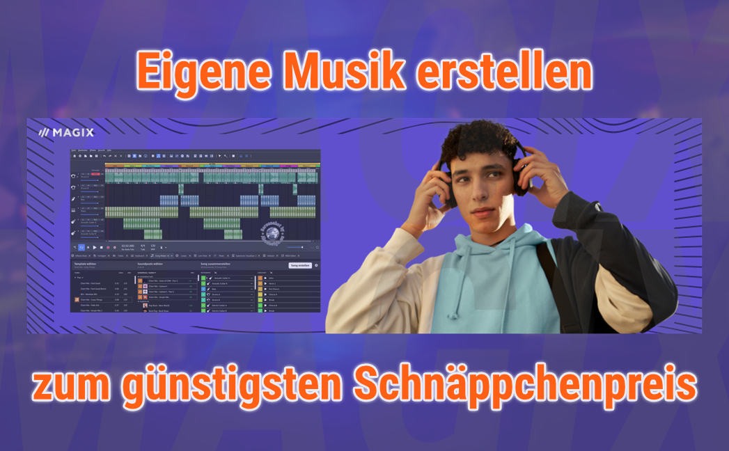 Eigene Musik erstellen zum günstigen Schnäppchenpreis