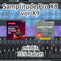 Samplitude Pro X8 mit bis 75% Rabatt vor kommendem X9