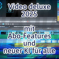 Video deluxe 2025 mit Abo-Features und neuer KI für alle
