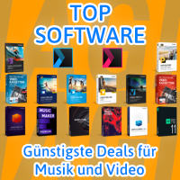 Die günstigsten Deals zu Top-Software für Musik und Video