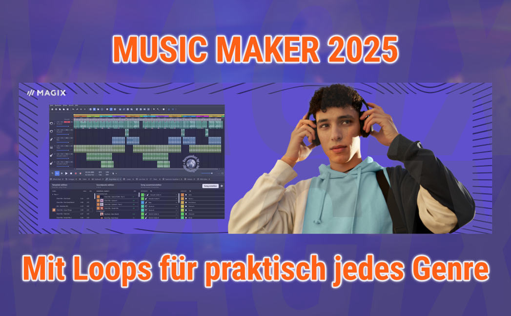 Music Maker 2025 mit Loops für praktisch jedes Genre