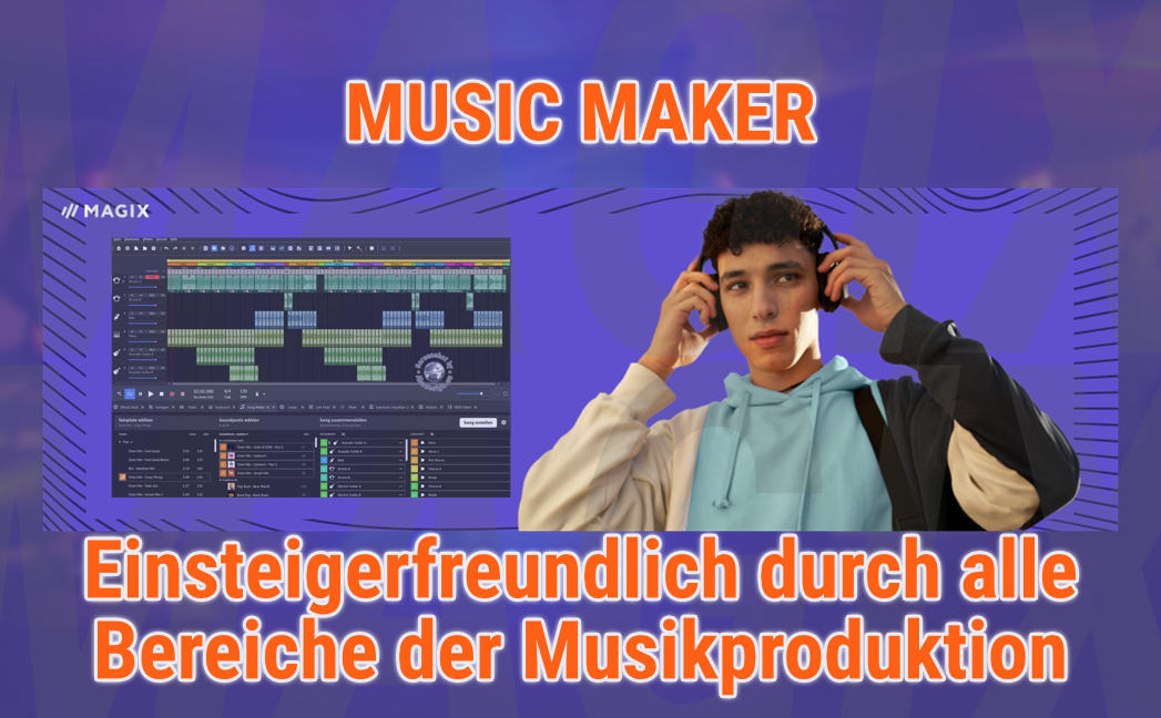 Einsteigerfreundlich durch alle Bereiche der Musikproduktion