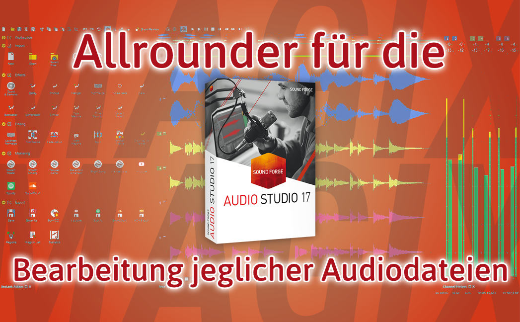 Allrounder für die Bearbeitung jeglicher Audiodateien