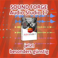 SOUND FORGE Audio Studio 17 jetzt besonders günstig