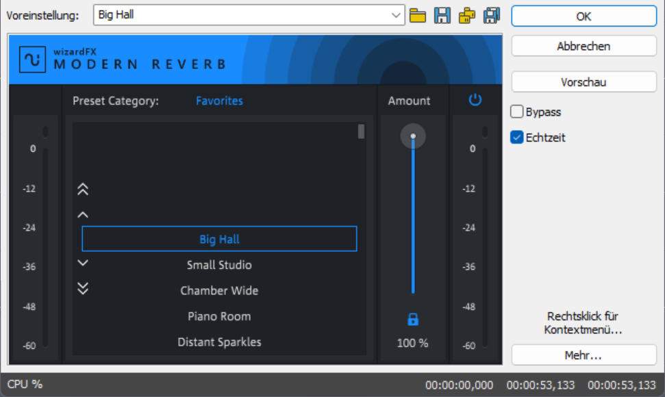 wizardFX - Modern Reverb