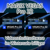 VEGAS Pro 22 Videoschnittsoftware im Wintersale billiger