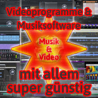 Videoprogramme & Musiksoftware mit allem super günstig