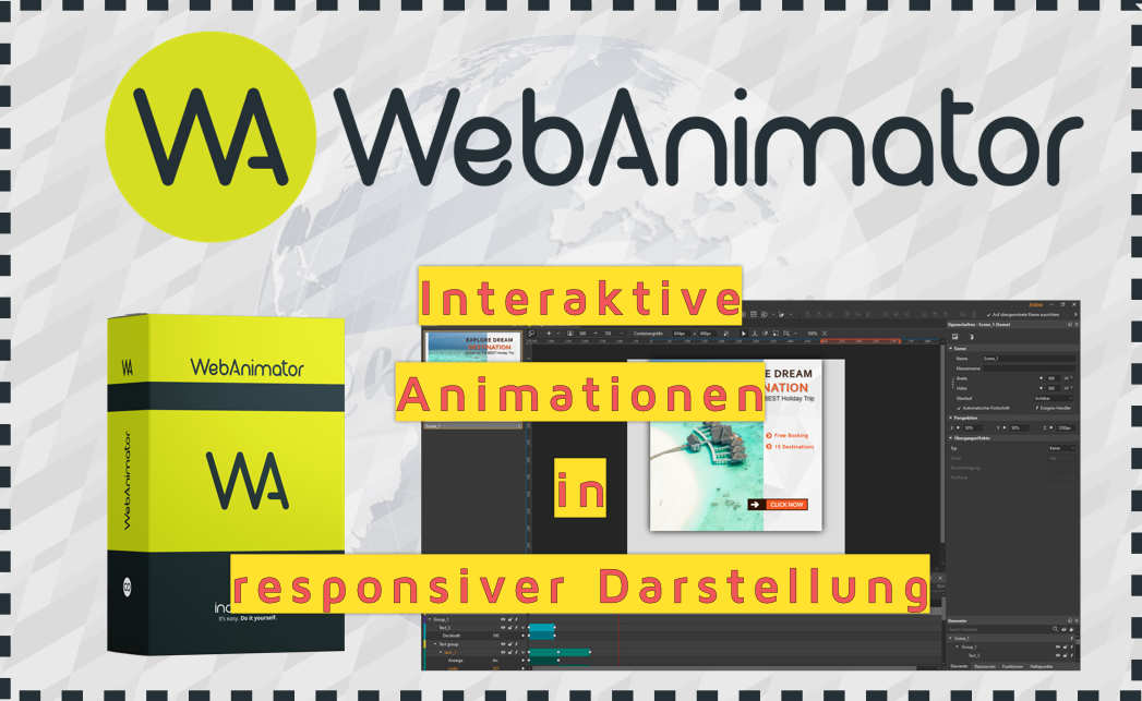 Interaktive Animationen in responsiver Darstellung