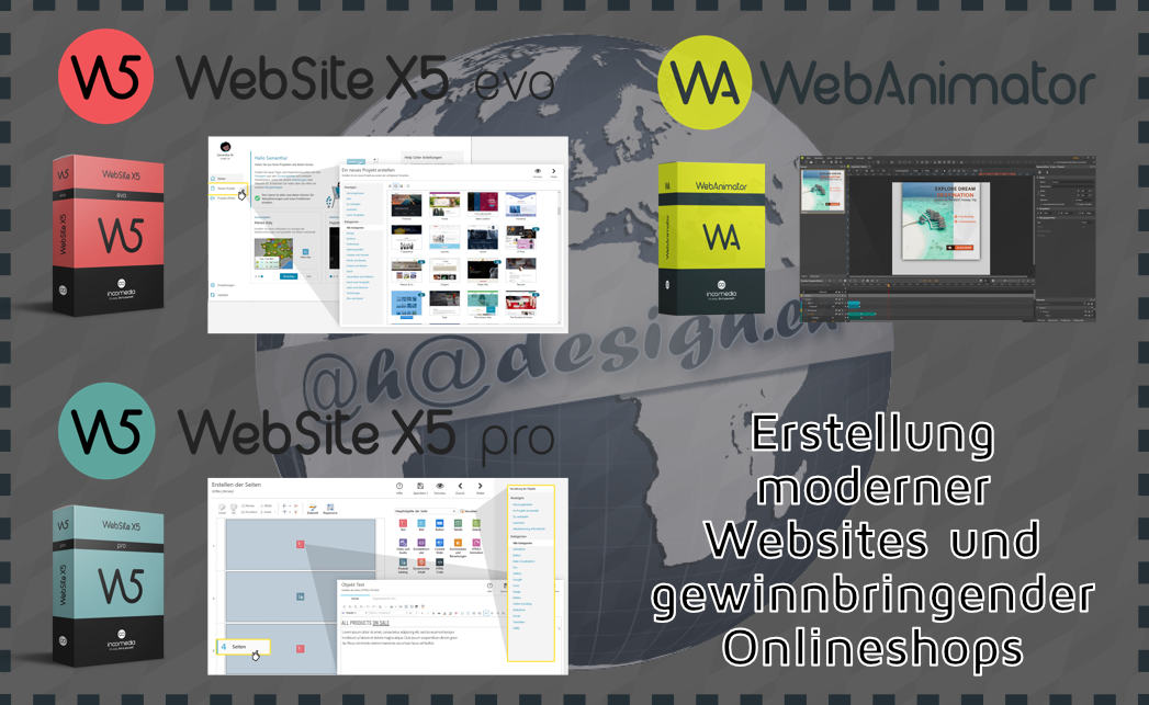 Erstellung moderner Websites und gewinnbringender Onlineshops