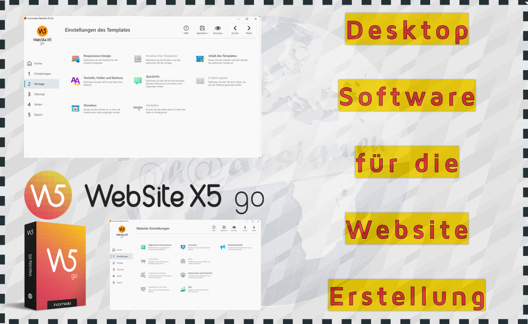 Desktop-Software für die Website-Erstellung