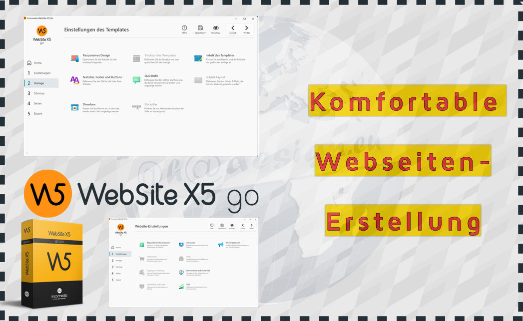 WebSite X5 go für die komfortable Webseiten-Erstellung