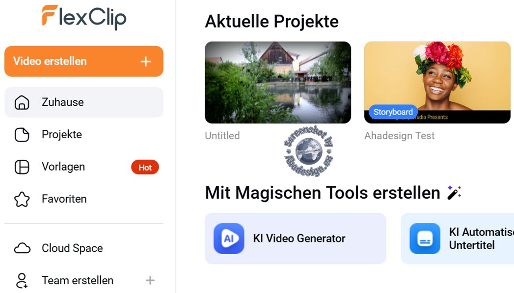 Leistungsfähiger und einfacher Videoeditor mit zahlreichen Features