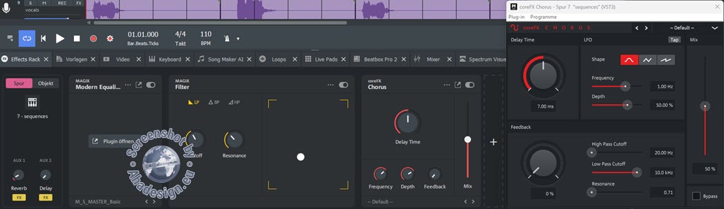 Effects Rack - Effektkette