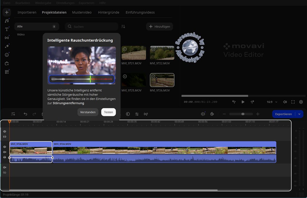 Preise und Verfügbarkeit der Editionen des Movavi Video Editor