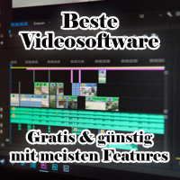 Beste Videosoftware - Gratis & günstig mit meisten Features